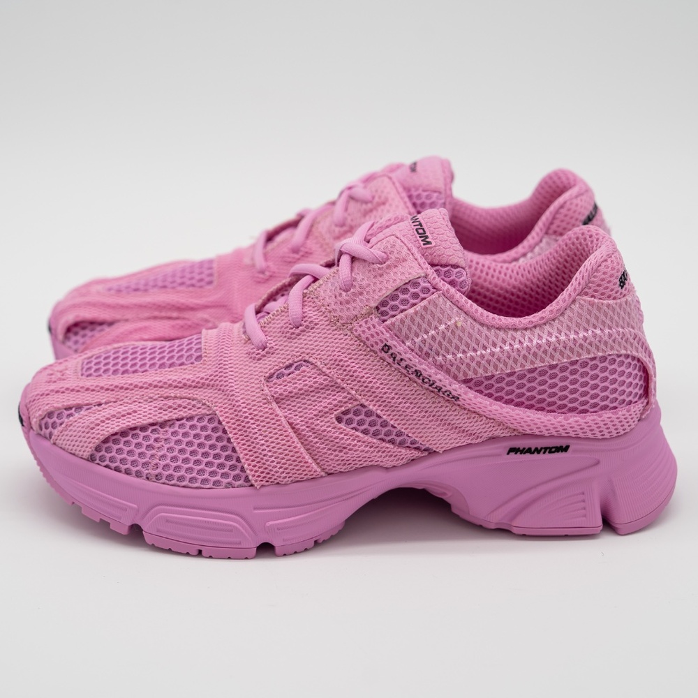 size 39 EU / 9 US Balenciaga Phantom Sneakers Pink Mesh - Picture 4 of 12